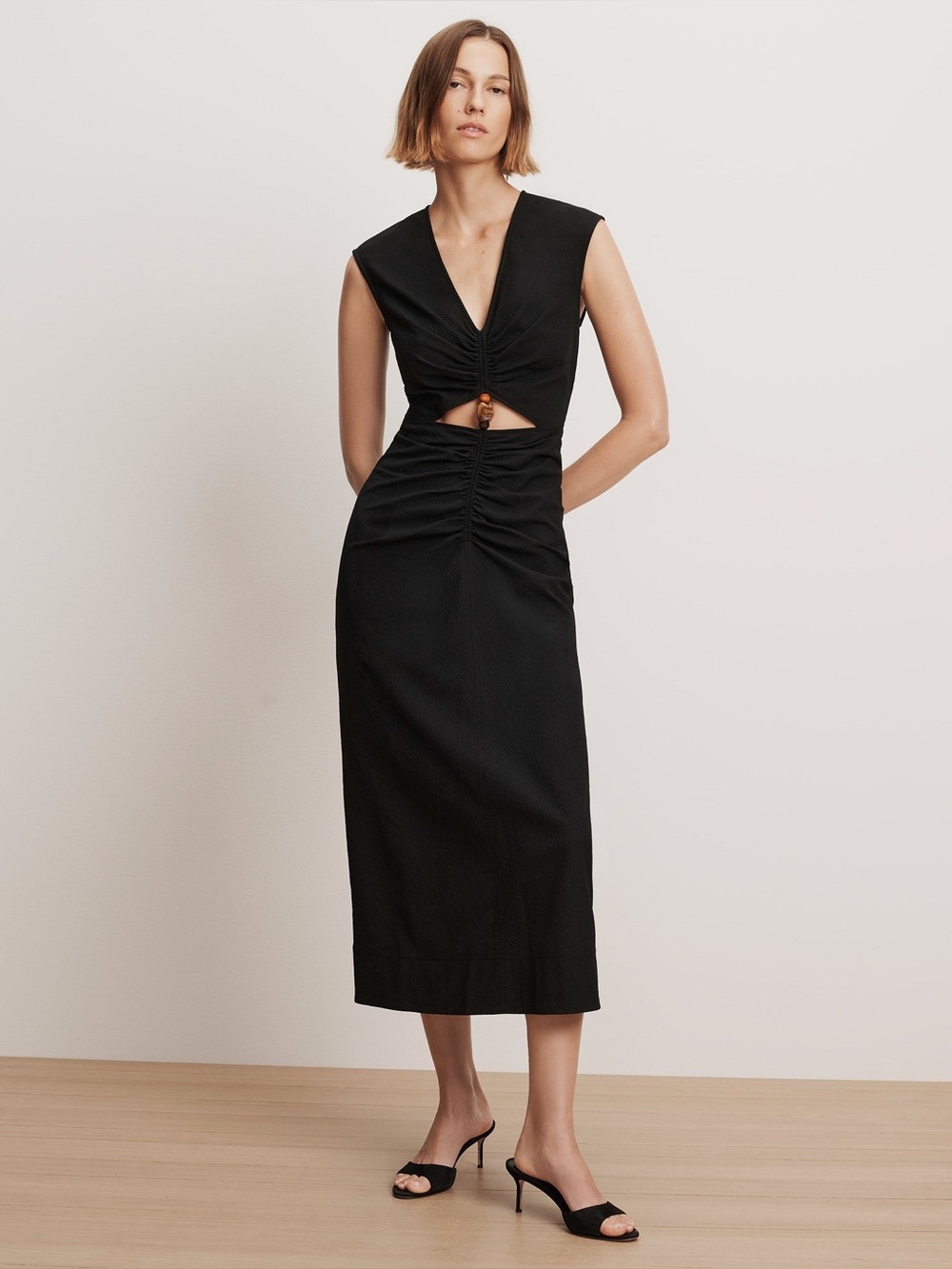 Veronica Beard Marisabel Cut Out Midi Dress